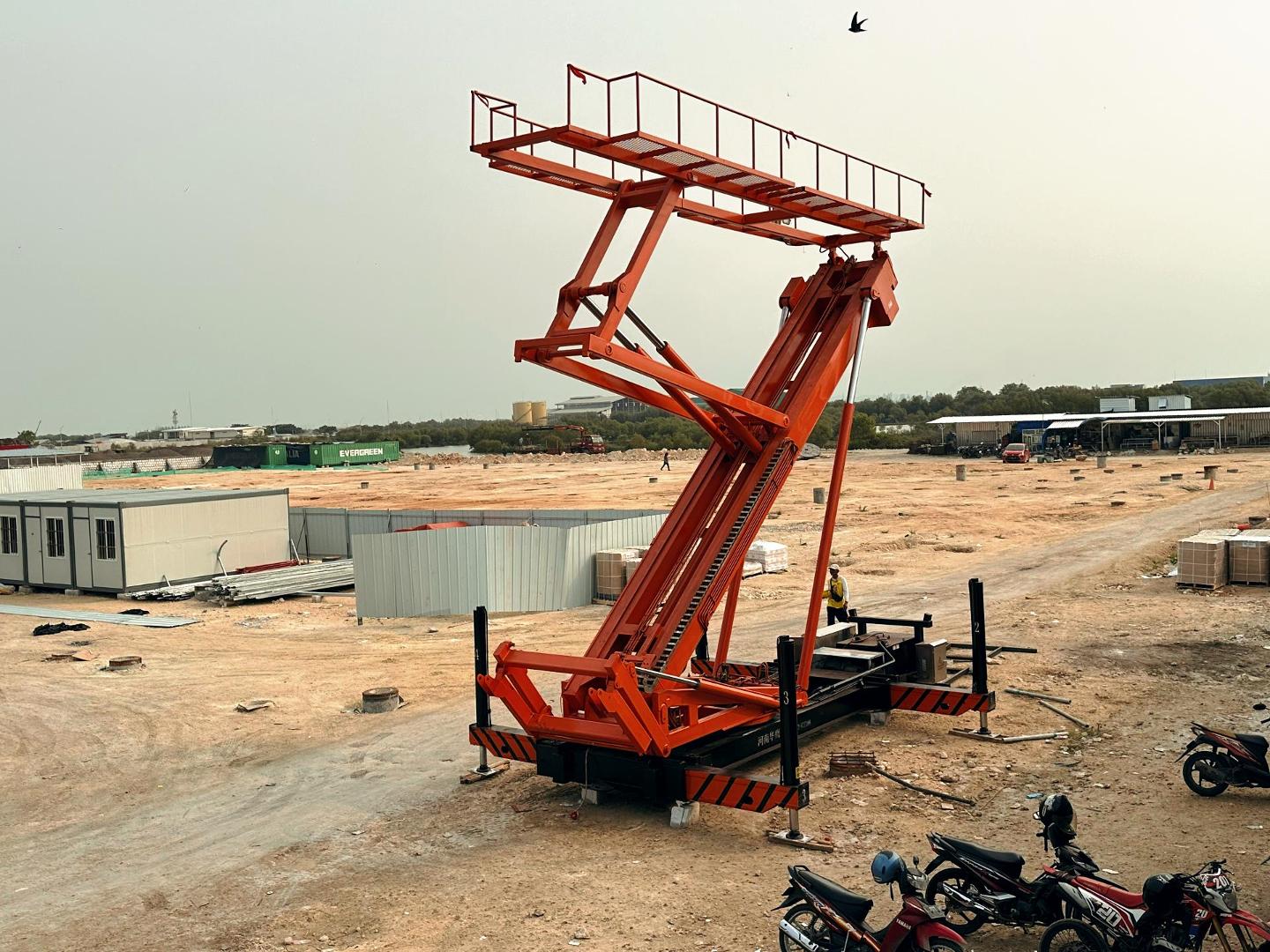 華鷹機械高空壓瓦機機器的安裝及調試